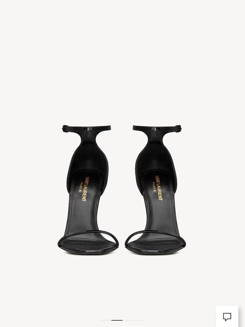 Yves Saint Laurent OPYUM SANDALS IN PATENT LEATHER black - Picture 5 of 6